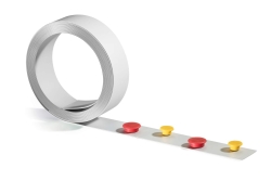 DURABLE Magnetband selbstklebend 3,5cmx500cm weißes Band