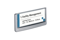 DURABLE Türschild ClckSign149x52,5 Kleben/Schrauben graphit