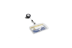 DURABLE Hartbox f 1 Ausweiskarte mit Jojo 10er Pck
