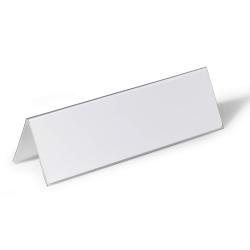 DURABLE Tischnamensschild 105/210x297mm transp 25 Stück