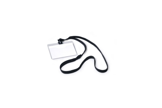 DURABLE Namensschild Textilband 10 6x9cm 10er Pck schwarz
