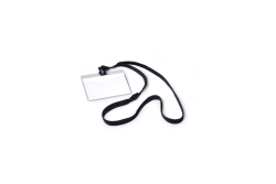 DURABLE Namensschild Textilband 10 6x9cm 10er Pck schwarz