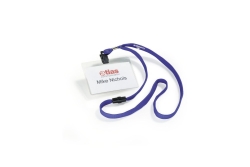 DURABLE Namensschild Textilband 10 6x9cm 10er Pck blau