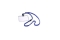 DURABLE Namensschild Textilband 10 6x9cm 10er Pck blau