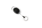 DURABLE Jojo Style Led Schlüsselring m Led Lampe 1 St schw