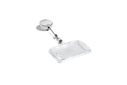 DURABLE Jojo Chrome m Aufrollmechanismus u Gürtelclip 10 St