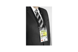 DURABLE Event-Namensschild A6 mit Textilband Duo 10 St schw