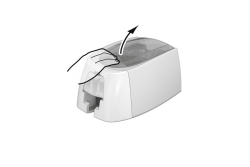 DURABLE Kartendrucker Duracard ID300 + 100 Karten 1Farbband