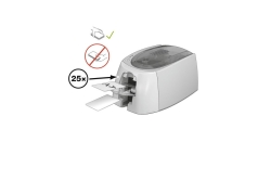 DURABLE Kartendrucker Duracard ID300 + 100 Karten 1Farbband