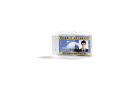 DURABLE Doppelbox f 2 Betriebsausweise 54x85mm 10er Pck