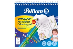 Pelikan Malblock Combino 15x15cm 15 Blatt spiral