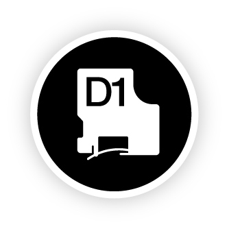 DYMO LabelManager 280 6/9/12 mm D1-Bänder AZERTY