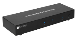 Techly KVM Switch, 2 Port, Display Port 1.2