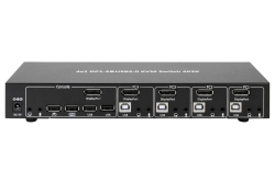 Techly KVM Switch, 4 Port, Display Port 1.2