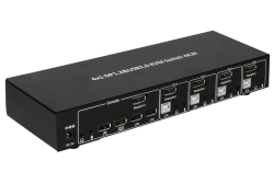 Techly KVM Switch, 4 Port, Display Port 1.2