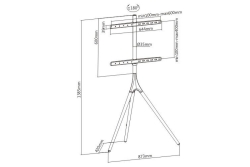 Techly TV Stand, Design, 45-65 LCD/LED TV