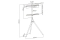 Techly TV Stand, Design, 45-65 LCD/LED TV