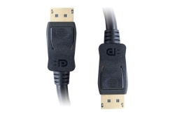 Techly DisplayPort 1.4, Audio/Video Kabel, schwarz, 2m