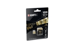 Emtec mSD 128GB UHS-I U3 V30 A1 SpeedIN Pro + Adapter