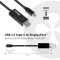 Club3D Kabel USB 3.1 Typ C > DP 1.4 8K60Hz UHD 1,8m St/St retail