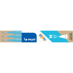 Tintenrollermine FriXion BLS-FR7 - 0,4 mm, hellblau, 3er...