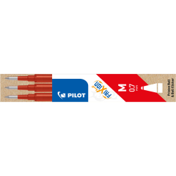 Tintenrollermine FriXion BLS-FR7 - 0,4 mm, rot, 3er Pack