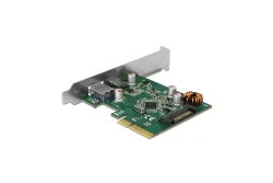 DELOCK PCI Expr. Card > 1x USB-C + 1x USB-A USB3.1 Gen 2