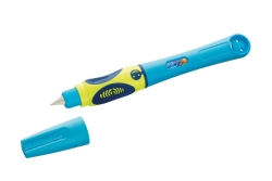 Pelikan Füllhalter griffix P2NBL NeonFreshBlue Links. Faltschachtel