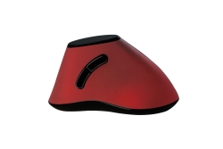 Logilink Maus, ergonomisch vertikal, Funk 2.4 GHz, rot