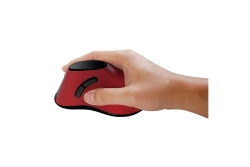 Logilink Maus, ergonomisch vertikal, Funk 2.4 GHz, rot