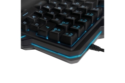 Logilink Einhand-Gaming Tastatur, beleuchtet, schwarz