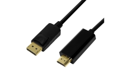 Logilink DisplayPort-Kabel DP 1.2 zu HDMI 1.4 5m black