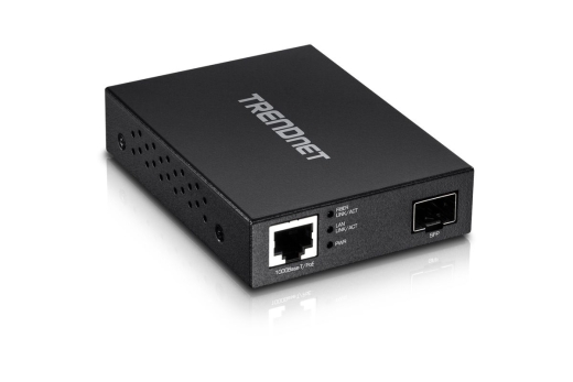 TRENDnet Medienkonverter Glasfaser Gigabit PoE PD SFP