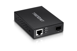 TRENDnet Medienkonverter Glasfaser Gigabit PoE PD SFP
