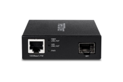TRENDnet Medienkonverter Glasfaser Gigabit PoE PD SFP