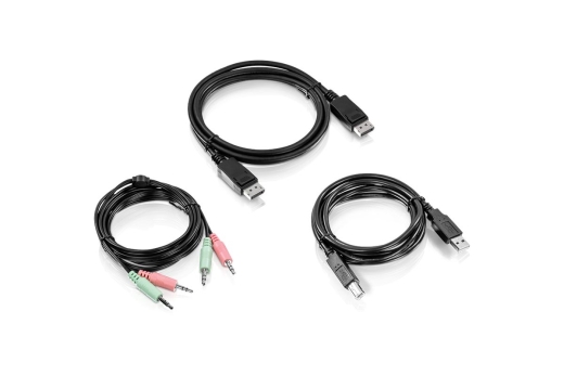 TRENDnet KVM Kabelset DisplayPort 3.5mm USB 6 Fuß 1.82m