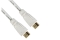 Techly HDMI High Speed Kabel mit Ethernet, M/M, 0.5m, weiß