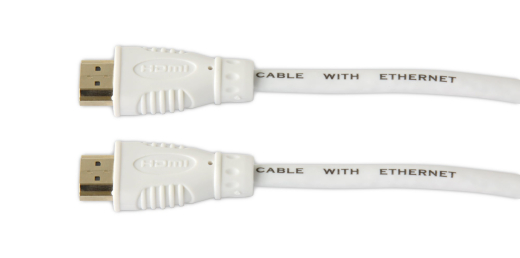TECHLY HDMI High Speed Kabel mit Ethernet, M/M, 3m, weiß