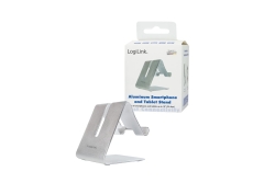 Logilink Smartphone- und Tablethalter, Aluminium