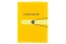 Herlitz Gummizugmappe A4 PP Postmappe transparent gelb