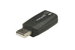 MANHATTAN Sound Adapter USD 3D schwarz