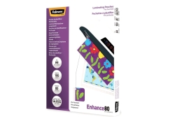 Fellowes Laminierfolie Enhance A4 gestanzt 80Mikron matt 100