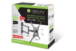 Techly Wandhalterung für 1 Display 32-55 slim