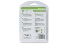 Techly HDMI2.0 Repeater, 4K, Signal Verstärker, 40m