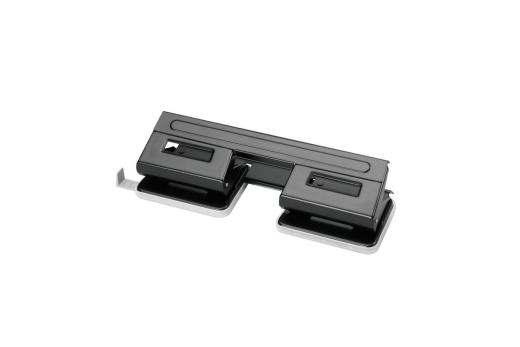 Herlitz Doppel-Locher 1,5 schwarz mit Anschlagschiene