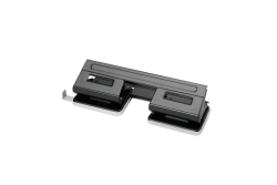 Herlitz Doppel-Locher 1,5 schwarz mit Anschlagschiene