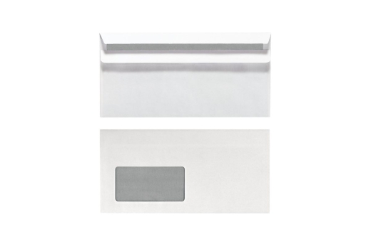 Herlitz Briefumschlag DL selbstklebend m.Fenster 100er Pack
