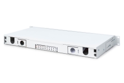 DIGITUS LWL Spleißbox 1HE bestückt 12x LC DX...
