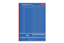 Herlitz Kassenabrechnung A4 502 2x 50 Blatt