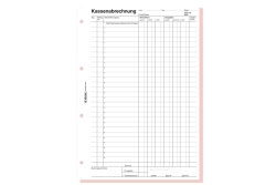 Herlitz Kassenabrechnung A4 502 2x 50 Blatt